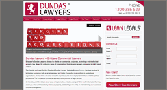 Desktop Screenshot of dundaslawyers.com.au