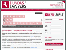 Tablet Screenshot of dundaslawyers.com.au